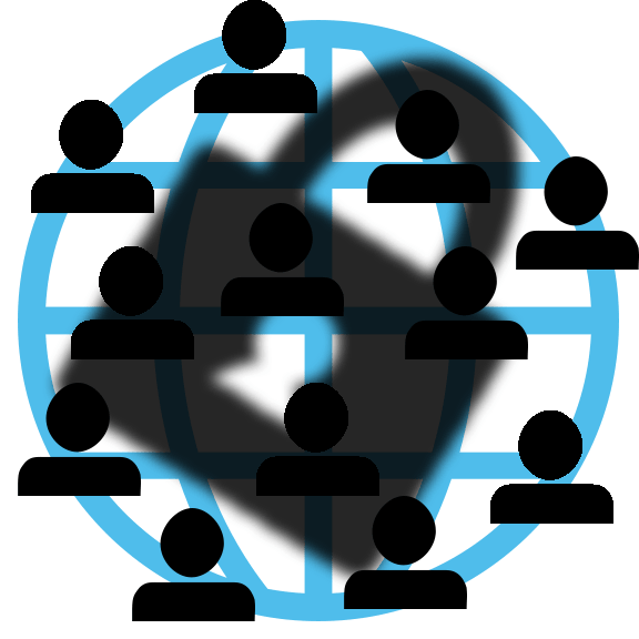 Connected People On Secure Network